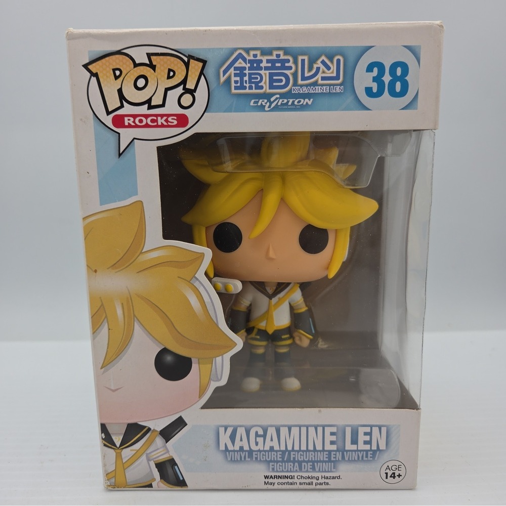 Funko Pop Rocks Kagamine Len 38 Vocaloid Vinyl Figure New In Box Rare Crypton